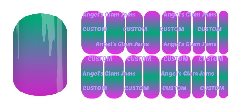 Orchid Haze Ombre Jamberry Nail Wraps by Angel's Glam Jams