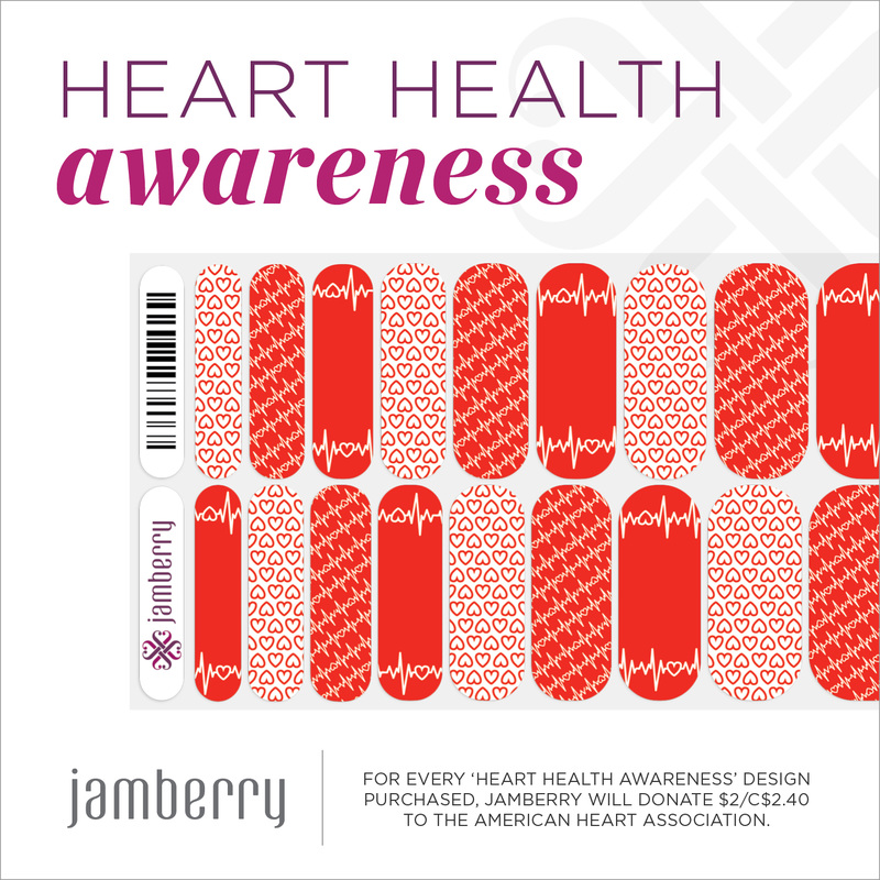 Jamberry Heart Health Awareness Wraps