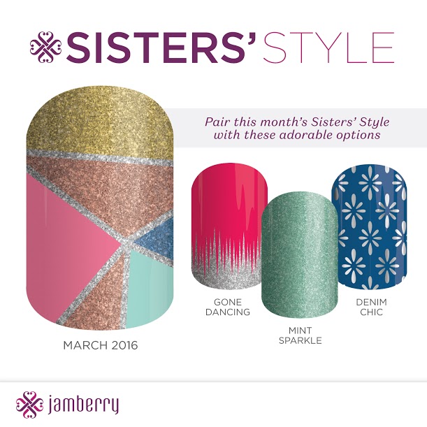 Color Crush Jamberry Nail Wraps - March 2016 Sisters' Style Exclusive