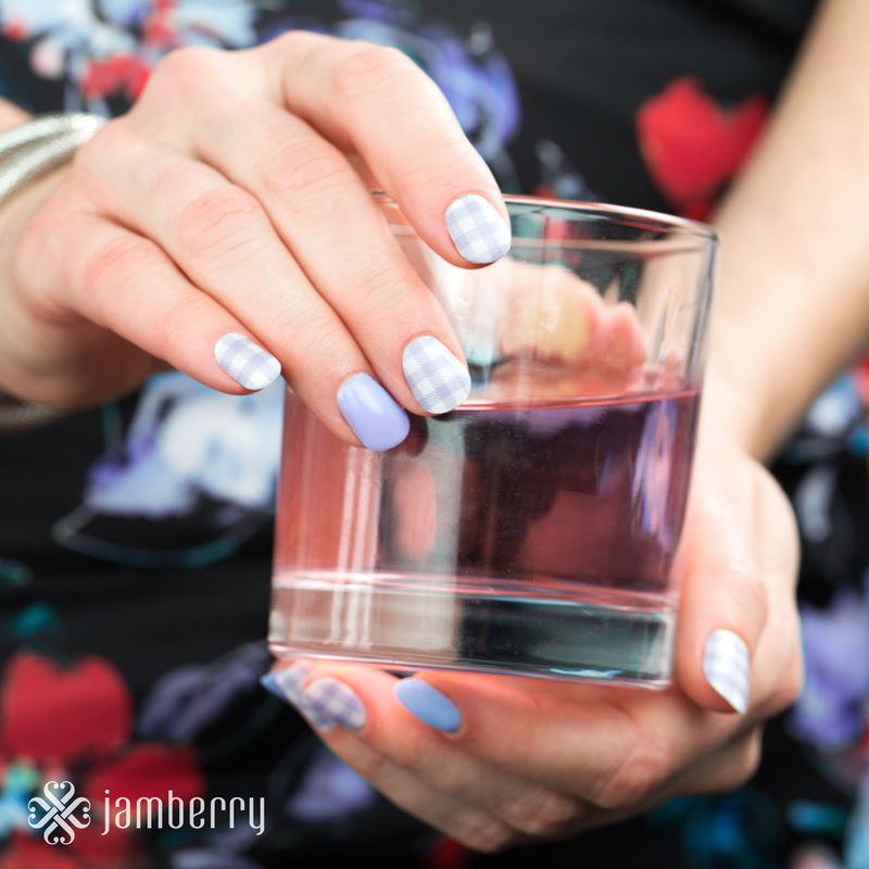 2016 Color of the Year - Serenity Breeze Jamberry Nail Wraps 