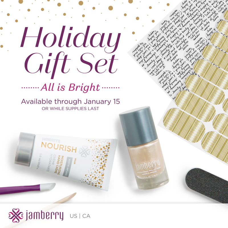 All is Bright Jamberry Holiday Gift Set