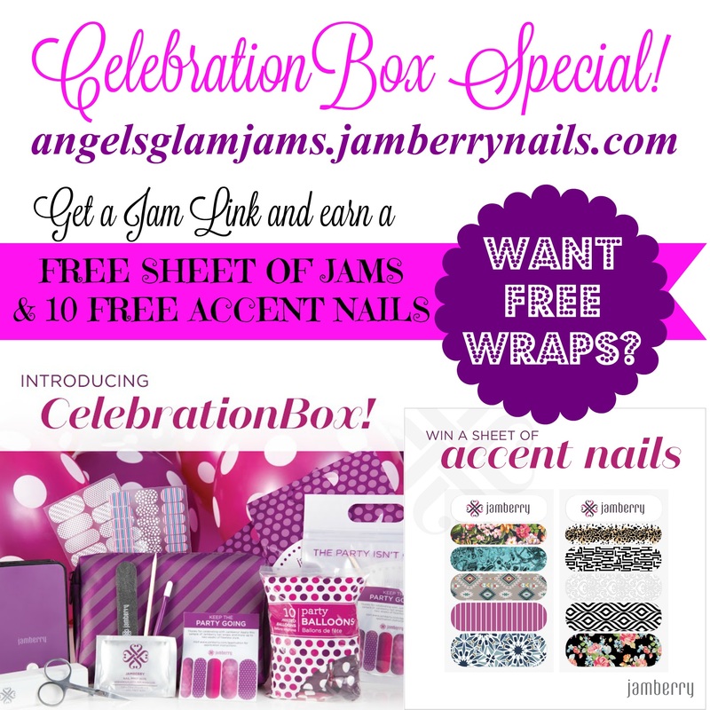CelebrationBox Special from Angel's Glam Jams!  FREE NAIL WRAPS!
