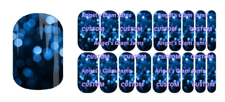 Midnight Lights Jamberry Nail Wraps by Angel's Glam Jams