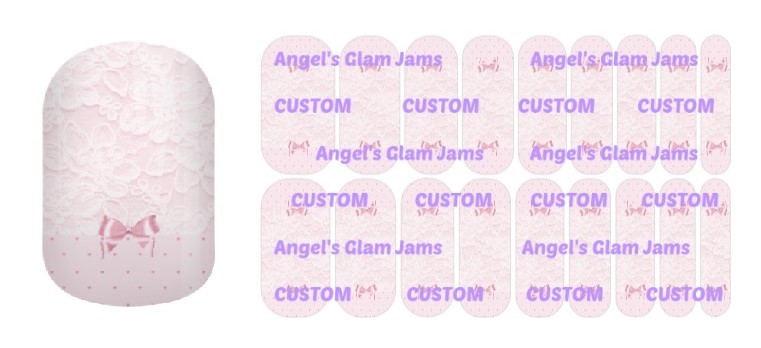 Pink Darling Jamberry Nail Wraps by Angel's Glam Jams