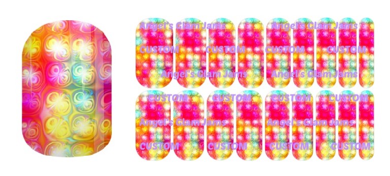 Stage Lights Jamberry Nail Wraps by Angel's Glam Jams