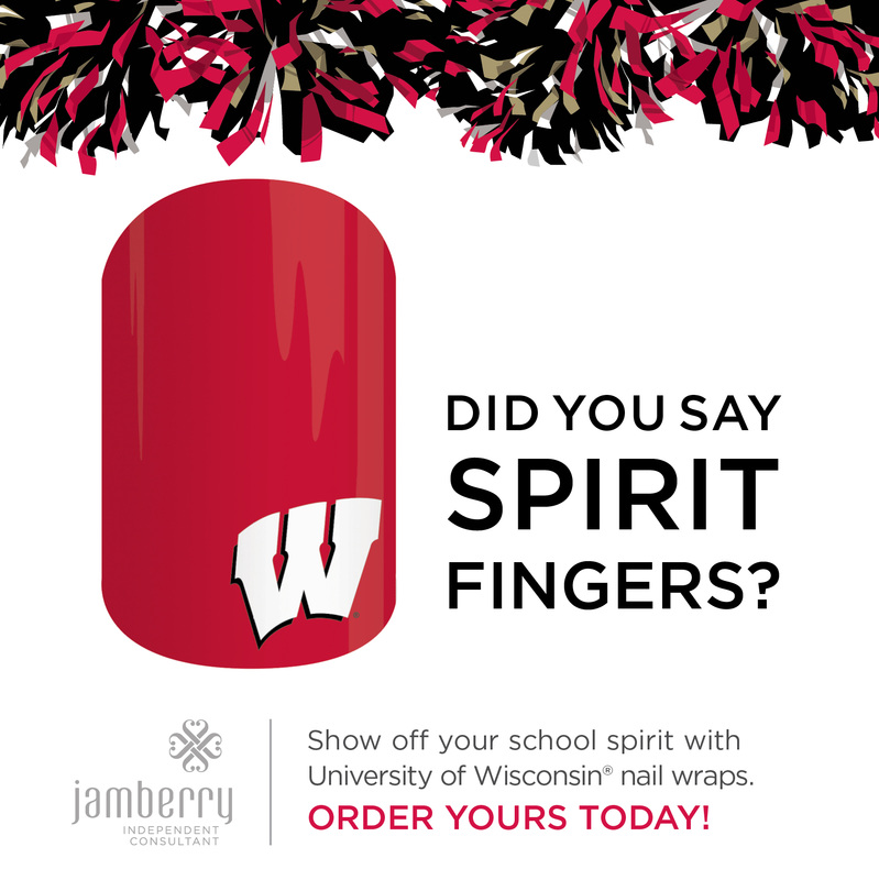 University of Wisconsin Jamberry Nail Wraps