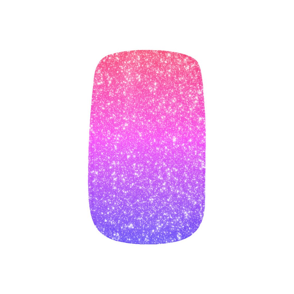 Trendy Ombre Glitter Spotted Gradient Magic MIGNED Minx Nail Art