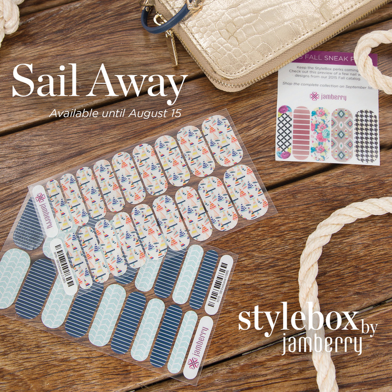 Sail Away - August 2015 Jamberry StyleBox