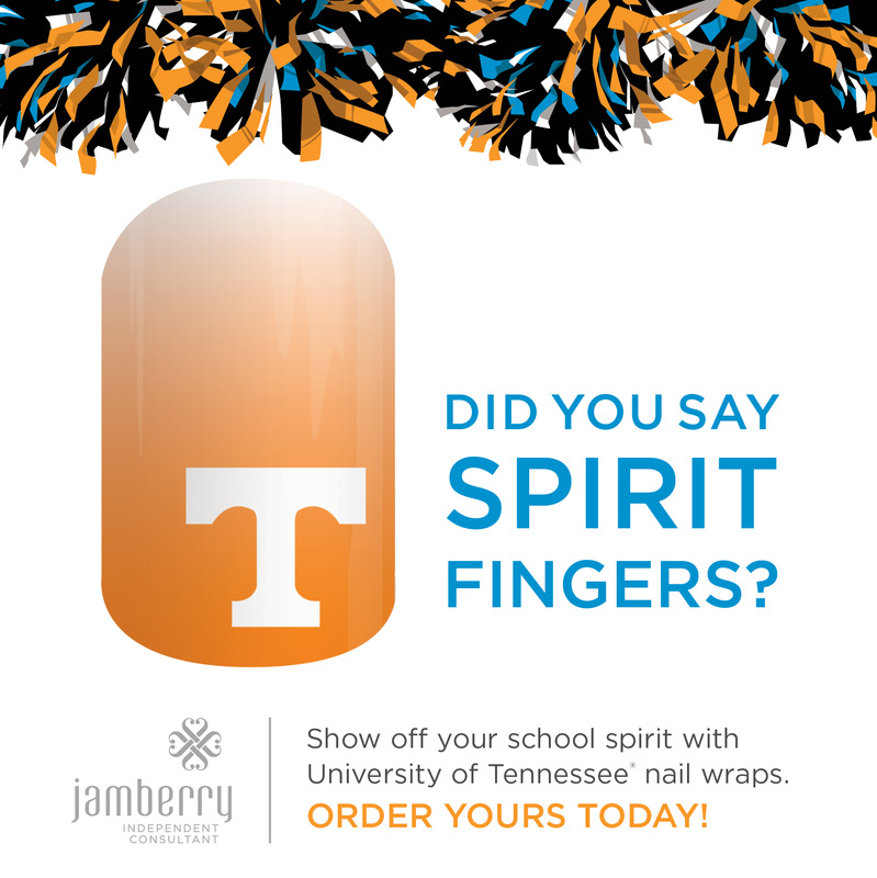 University of Tennessee Jamberry Nail Wraps