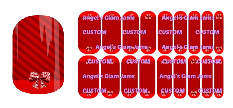 Valentine Darling Jamberry Nail Wraps by Angel's Glam Jams
